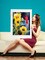 Flower Series Diamond Art Painting Kits for Adults- Sunflower with Cardinals - DIY Round Full Drill 5D Diamond Art for Home Wall Decor(11.8x15.7inch)